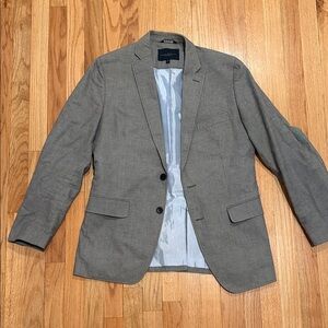 Banana Republic Tailored Fit Gray Blazer